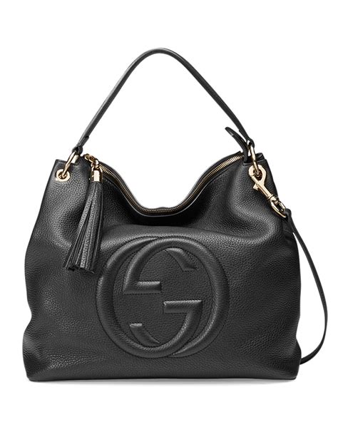 gucci soho large leather hobo|Gucci hobo bag soho.